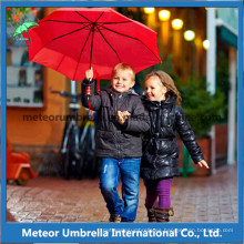 Artículos de lujo seguridad plegable sol y la lluvia promoción regalo niños niños paraguas